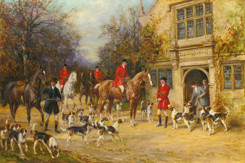 Art Prints Of Before The Hunt By Heywood Hardy