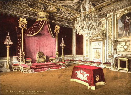 Fontainebleau Palace Interiors. the Throne Room Editorial Photo - Image of  baroque, decoration: 85670756