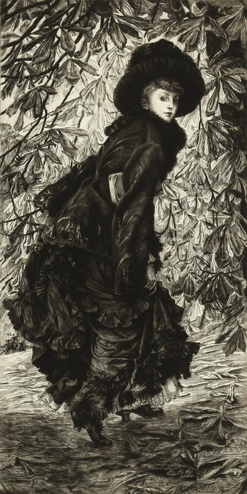Art Prints of October by James-Jacques-Joseph Tissot