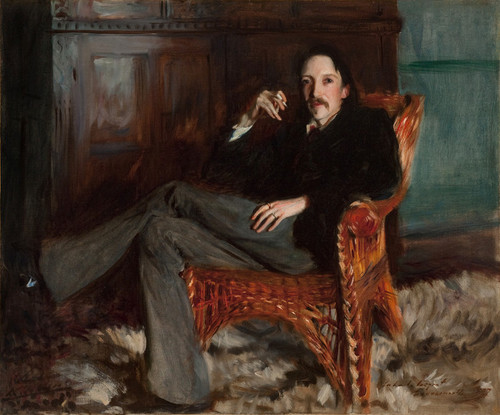 Art Prints of A Capriote, Robert Louis Stevenson by John Singer