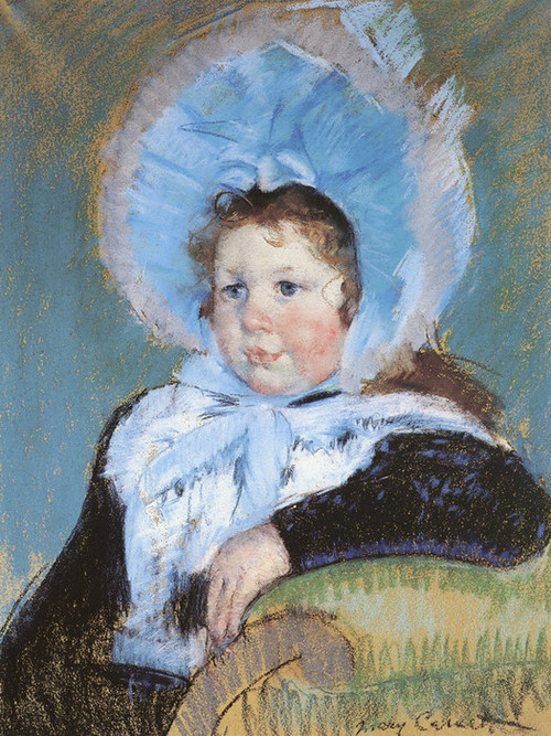 Art Prints of Dorothy in a Very Large Bonnet & a Dark Coat by Mary