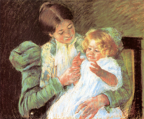 Art Prints Of Pattycake By Mary Cassatt 