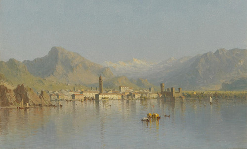 Art Prints of Riva Lago di Garda by Sanford Robinson Gifford
