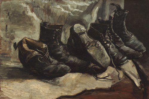 van gogh painting boots