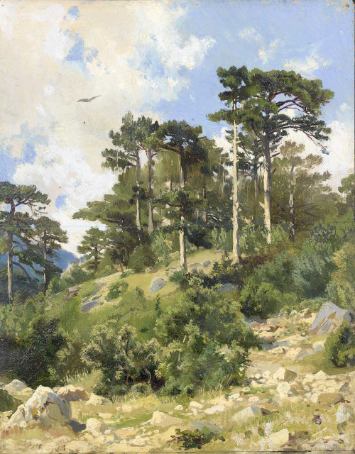 激安の Giclee Art Prints of Wooded Landscape by Ivan Shishkin 絵画