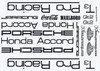 J&A Racing T3 Pro Decals sheet Porsche Gt2