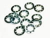 5.0 Starlock washers Zinc Plate uncapped Pack of 12