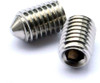 Cone Point Grub Screws Mixed (16 Pack) 8mm Length, Various Metric Threads, M3, M4, M5 & M6. A2 Grade Stainless Steel Hex/Allen Key Socket Cone Point Grub Screw/Set Screws