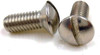 Countersink Oval Slotted 10-32 Thread x 1/2" Long UNF A2 Stainless Steel Pack of 6
