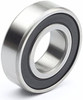 J&A 6204-2RS 20mm x 47mm x 14mm Twin Rubber Shield High Performance Bearings (10)