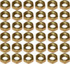 M20 Half Locking Jam Nuts Grade 4 Gold BZP DIN 936 Pack of (500)