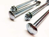 M8 x 100 Coach Bolts Carriage Bolts Cup Square Bolts BZP 4.8 Complete with Full Nuts & Form A Washers DIN 603 Pack of 4