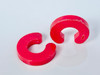 Red Plastic Wishbone Spacers 2mm – Pack of 2