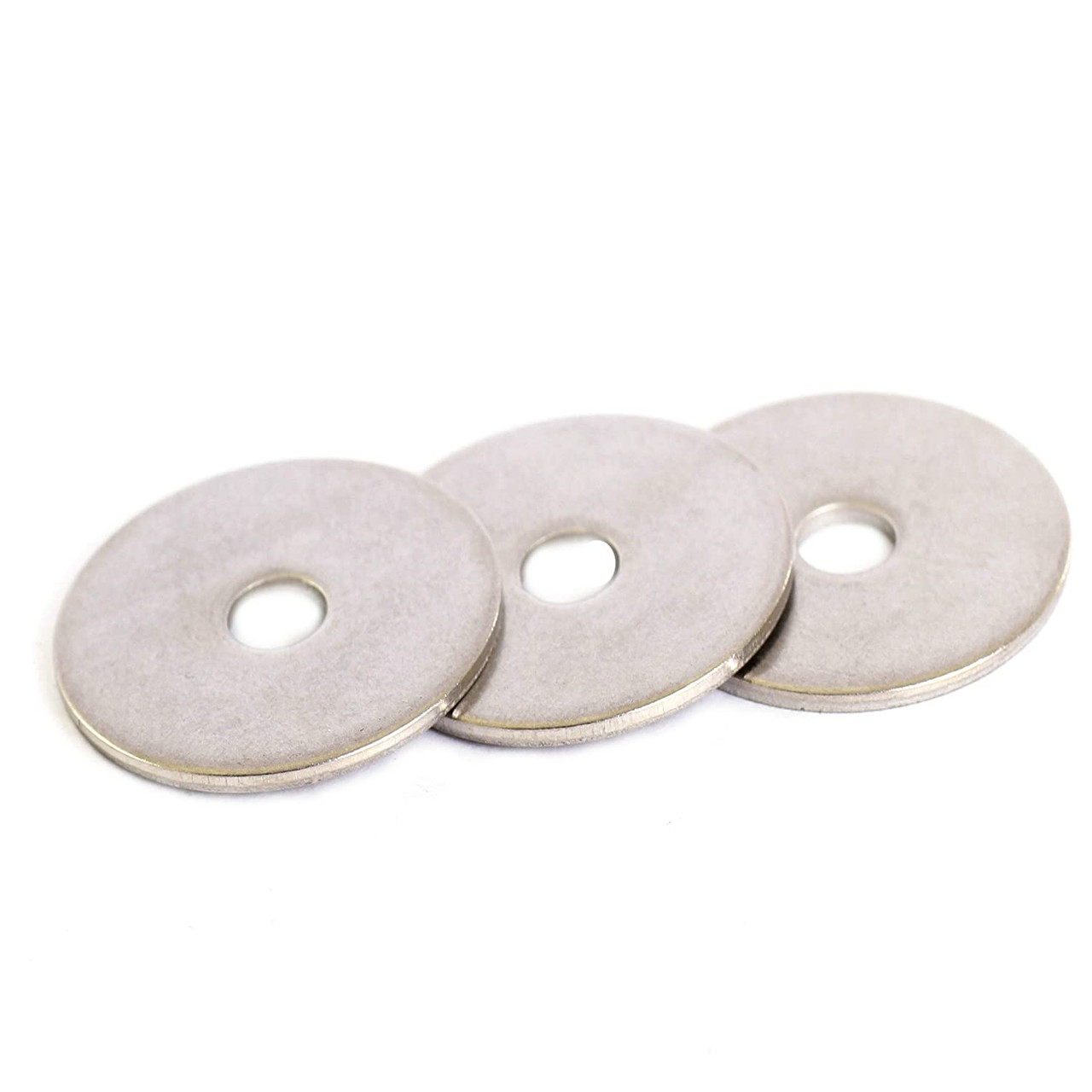 A2 Stainless Steel Penny Repair Washers Mudguard Washers M10 X 30 X 1.5mm Thick - 5