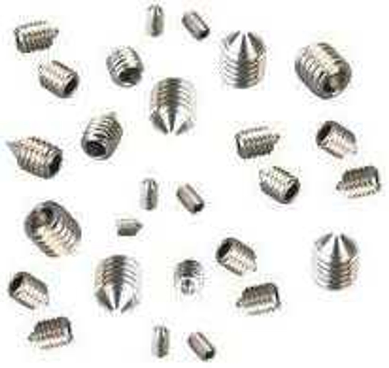 Grub screws metric cone point 10 X M3,M4,M5 & M6 x 6mm Socket Allen Key Grub Screw Free UK Delivery