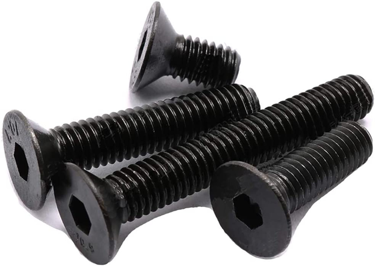 L1032 M5 x 30mm 5 x 30 Metric Black Socket Allen Head Countersunk Screw x 10