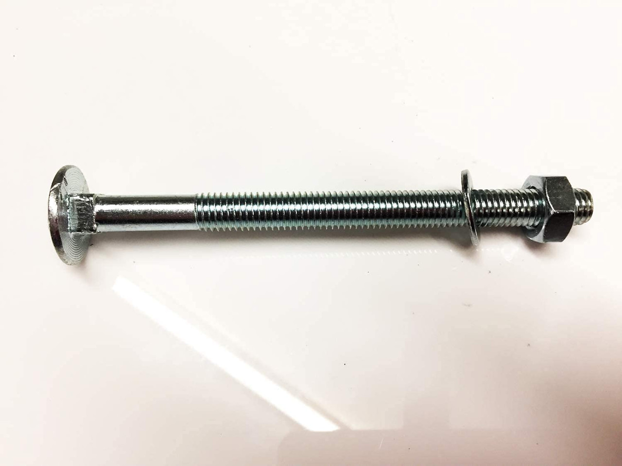 M10 x 90 Coach Bolts Carriage Bolts Cup Square Bolts BZP 4.8 Complete with Full Nuts & Form A Washers DIN 603 Pack of 4