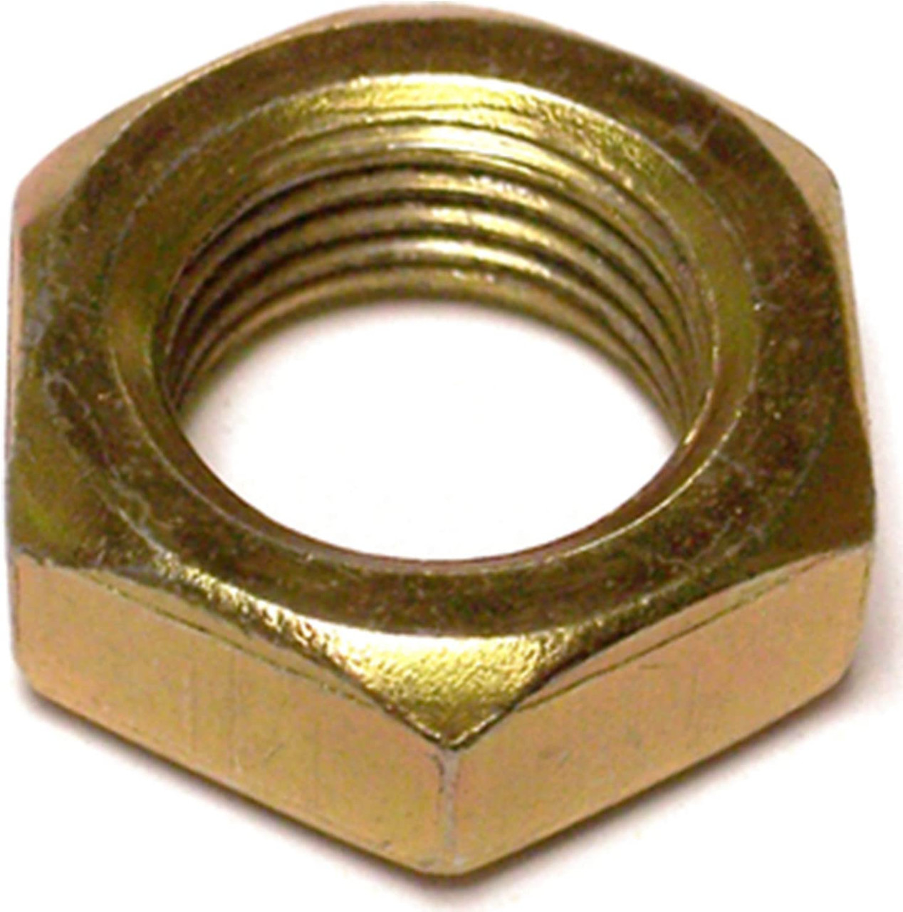 M20 Half Locking Jam Nuts Grade 4 Gold BZP DIN 936 Pack of (250)