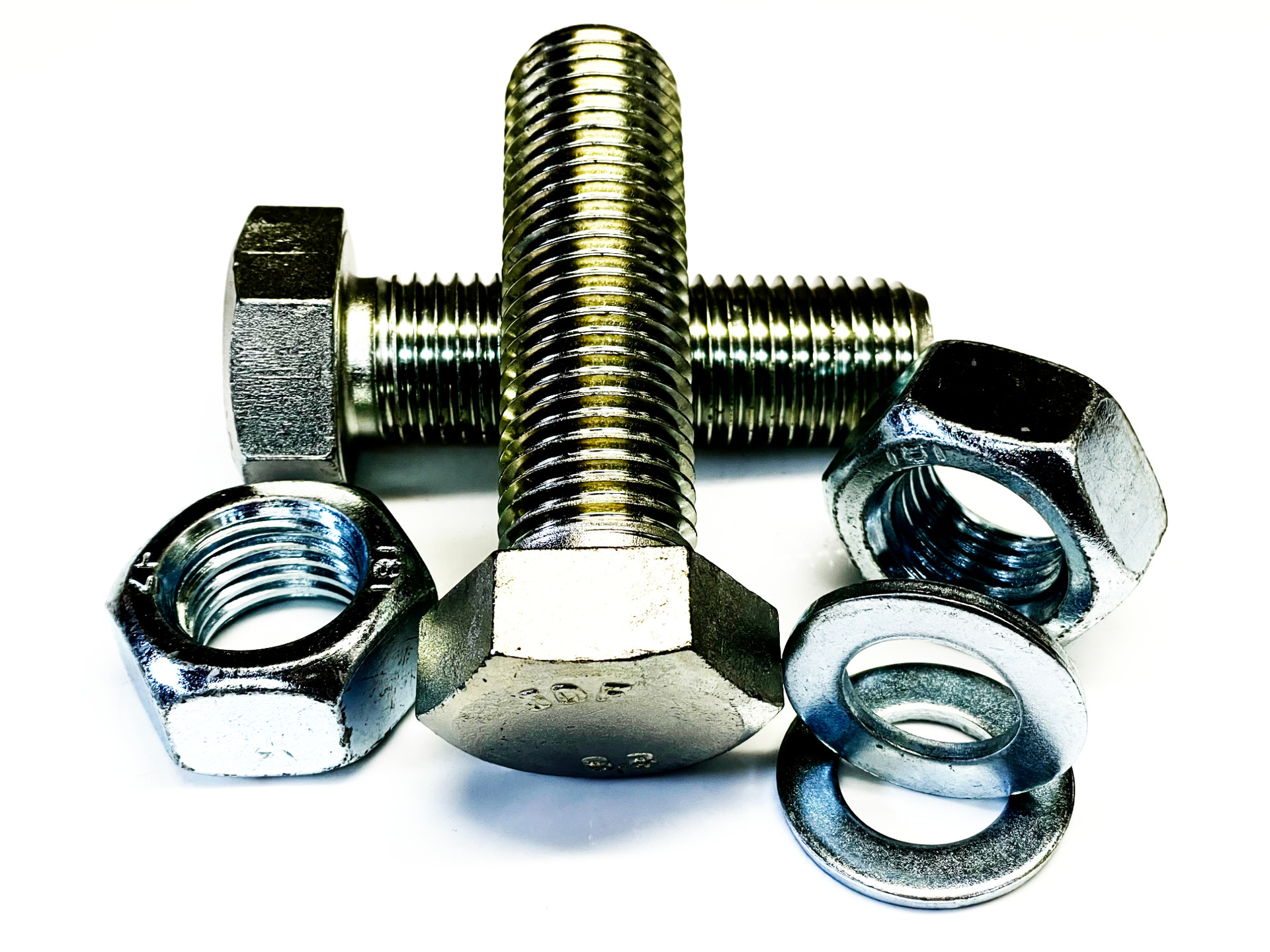 Sw30 Thread Hex Head Bolt High Tensile - Zinc Plated M30 30mm Diameter Fully ...