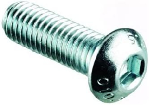 6mm Socket Button Head Bolts/Screws (4 Pack) M6 x 25mm A2 Stainless Steel Socket Allen Key Dome Head Bolt