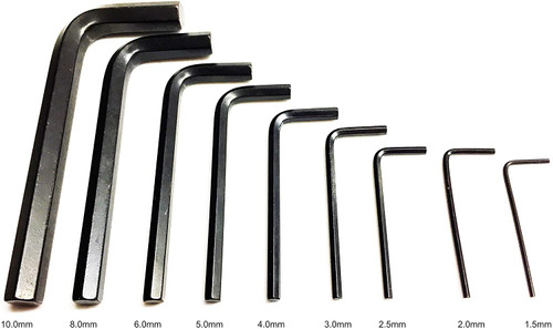 J&A Racing International Allen Hex Key Metric 1 Piece Ultra Hard Tensile Steel 2.5mm (2.5mm)