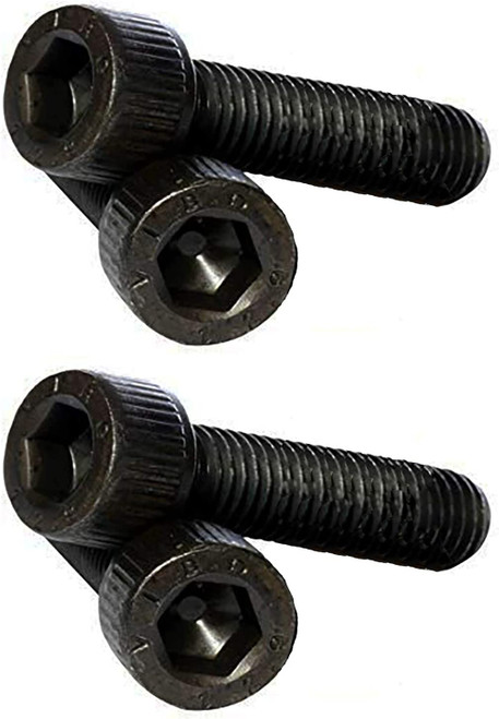 M12 x 35 Socket cap Black Grade 8.8 High Tensile steel Hexagon bolts Din 912 Pack of 2