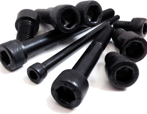 M4 x 40 Socket Cap Screws High Tensile Bolts Black pack of 12