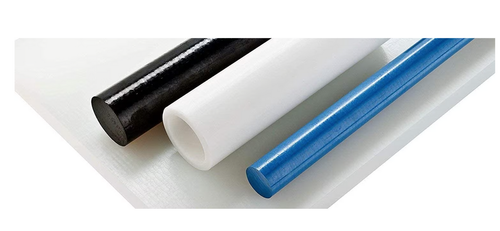 HDPE high density polyethylene round bar, Translucent White Grade A PE 500