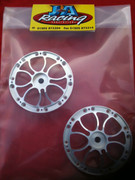 FG 1/5th Scale Jmex Alloy aqua interchangeable wheel spoke centres ( Set of 2 )