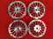 Jmex 4 piece Alpina spoke wheels centers interchangeable with the 4 piece split rims.