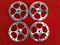 Jmex 4 piece Porsche Opal — Veloce 3.6 spoke wheels centers interchangeable with the 4 piece split rims.