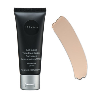 Hermosa Vegan Anti-Aging Tinted Moisturizer SPF 30  Light
