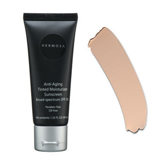 Hermosa Vegan Anti-Aging Tinted Moisturizer SPF 30  Medium