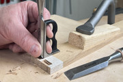 Narex Richter Butt Chisel in use