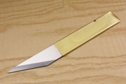 Kasaya Brass Bound Japanese Marking Knife Left Hand