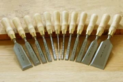 Narex 8116 Cabinetmakers Chisels Set of 12 (nat)