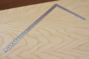 Shinwa Carpenter's Square Flat Corner, Hard Chrome Finish 30cm