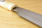 Shogun 170mm Flush Cut Trim Saw with Wooden Handle close up