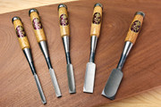 Japanese Carpenters Chisels Set of 5