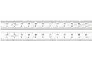 Starrett C389-24 Steel Rule with Shrink Graduations 24"