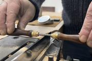 walnut Holtzapffel handle in use