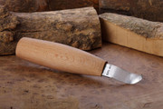 Ray Iles  Deep Spoon Carving Knife left handed 1