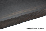 Blackwood - example with scraped finish