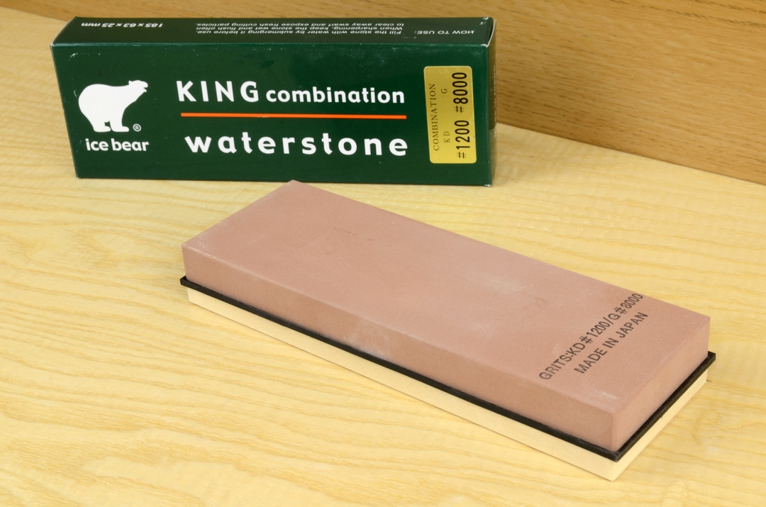 Japanese King Whetstone Waterstone 1000/6000 Grit Kitchen Sharpener