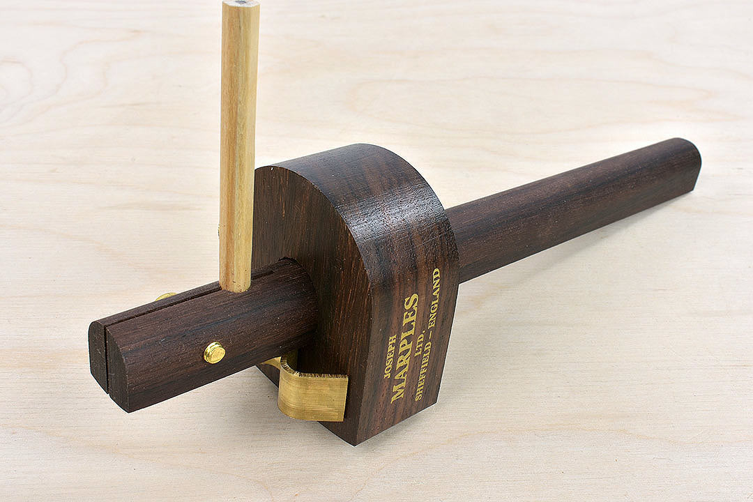 Marples Rosewood Pencil Gauge with Curve Scribing Attachment
