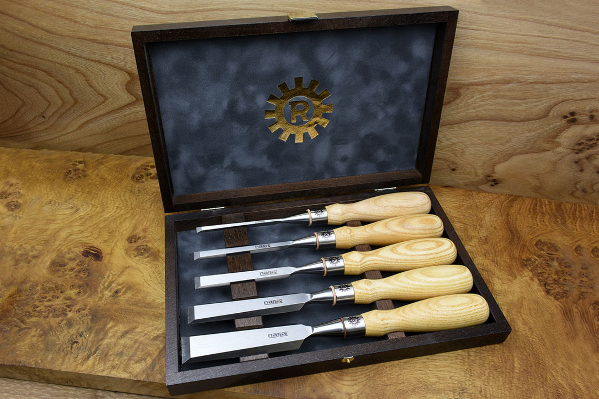 Narex 8105 Bevel Edged Chisel Set of 6 for woodworking