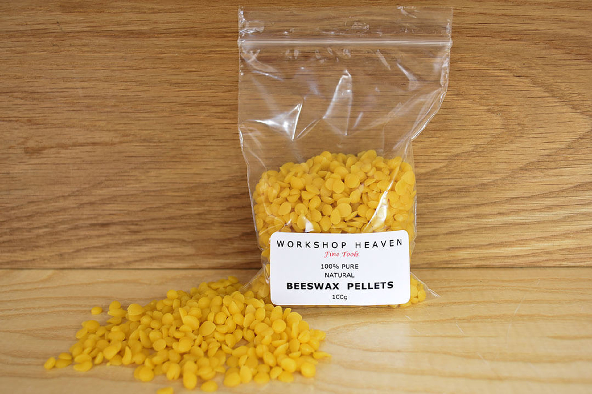 Yellow Organic Natural Beeswax Pellets CARGEN 453g 100% Beeswax Pastilles  (1lb)