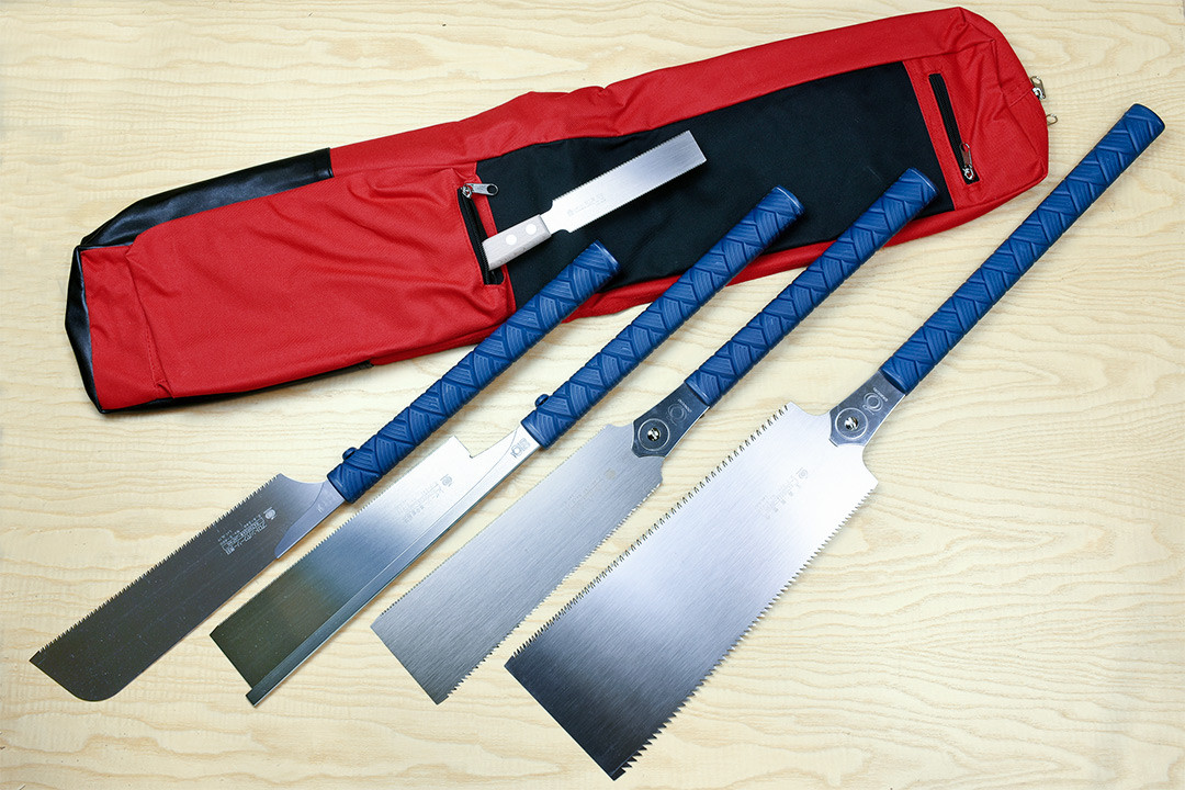 Gyokucho Japanese Saws Deluxe Set Saw Bag included