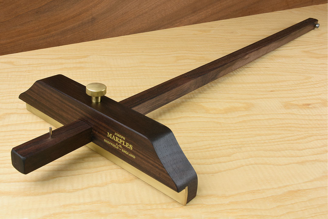 Marples Rosewood Pencil Gauge with Curve Scribing Attachment