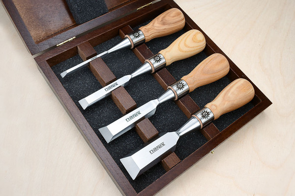 Narex Richter Butt Chisels Boxed Set of 4